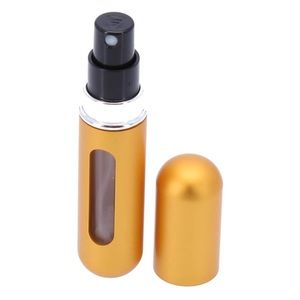Mini Refillable Perfume Empty Spray Bottle Gold
